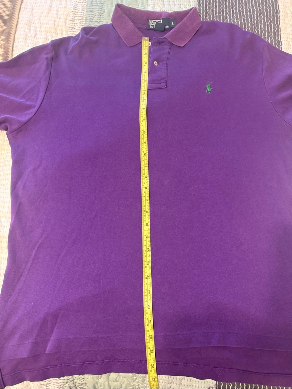 Polo by Ralph Lauren Purple Classic Fit Polo Shirt 100% cotton - Picture 8 of 9